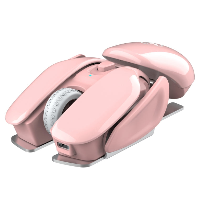Mouse silenzioso wireless regolabile in 3 modalità HXSJ T37 da 2,4 GHz 1600 dpi, T37 Pink, T37 Black