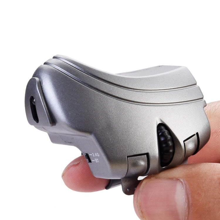 GM306DM Mouse wireless ricaricabile Bluetooth + 2,4 GHz bimodale Lazy Finger Ring Mouse