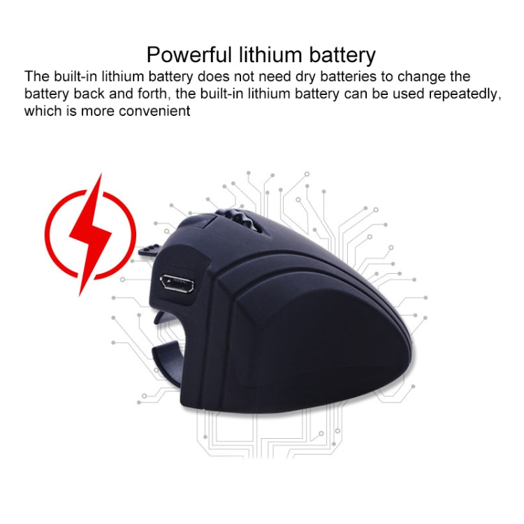 GM306DM Mouse wireless ricaricabile Bluetooth + 2,4 GHz bimodale Lazy Finger Ring Mouse