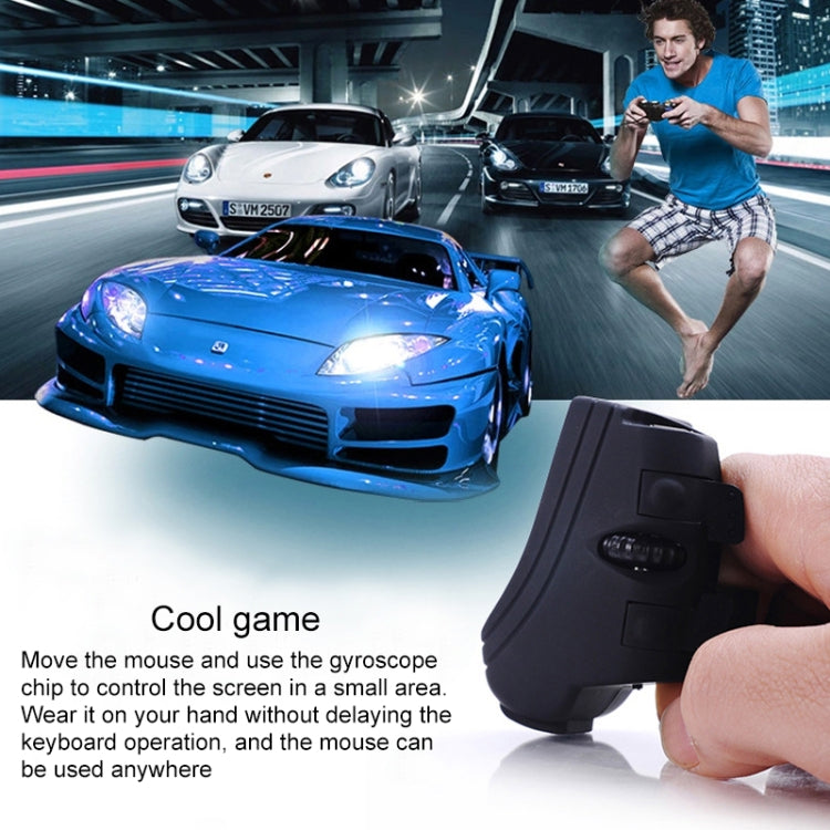 GM306DM Mouse wireless ricaricabile Bluetooth + 2,4 GHz bimodale Lazy Finger Ring Mouse