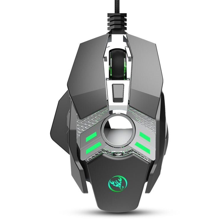 HXSJ J200 Mouse meccanico programmabile per e-sport cablato a 7 tasti con luce
