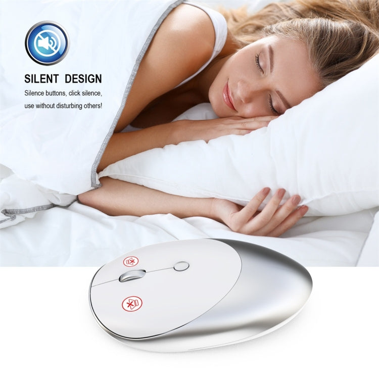Mouse Bluetooth wireless dal design silenzioso a tre modalità HXSJ T36 2.4G Bluetooth 5.0 + 3.0