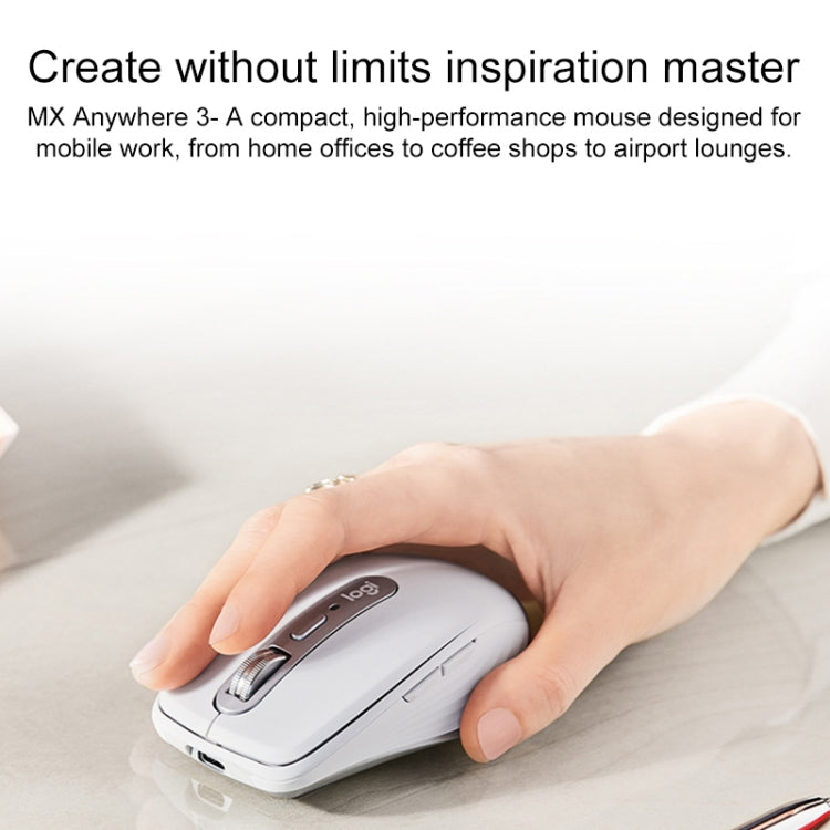 Logitech MX Anywhere 3S 4 Tasti Wireless Bluetooth Dual Mode Mute Mouse