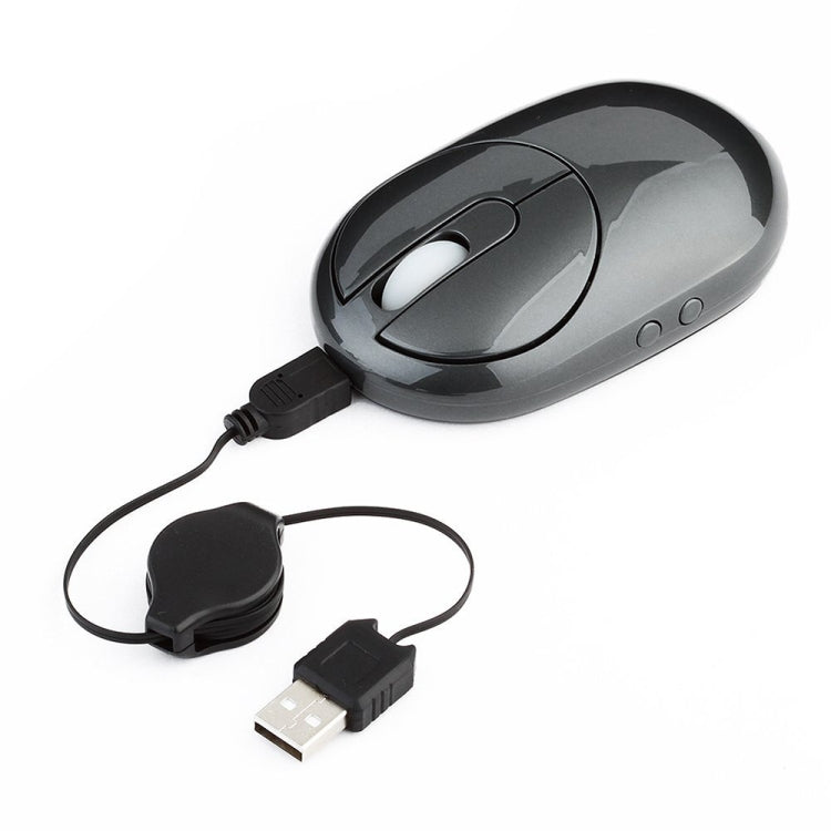 Mouse ottico wireless ricaricabile MZ-012 2.4G 1200 DPI con HUB USB a 3 porte/dock di ricarica