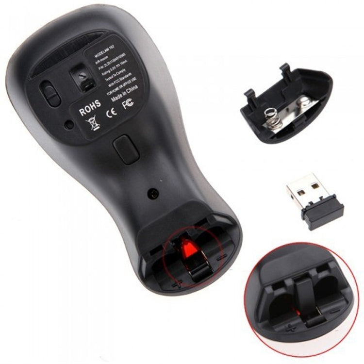 PR-01 Giroscopio 6D Fly Air Mouse Ricevitore USB 2.4G Mouse ottico wireless 1600 DPI per computer PC Android Smart TV Box, KB6572GW, KB6572LB, KB6572LW, KB6572PB, KB6572PW, KB6572RB, KB6572RW, KB6572YB