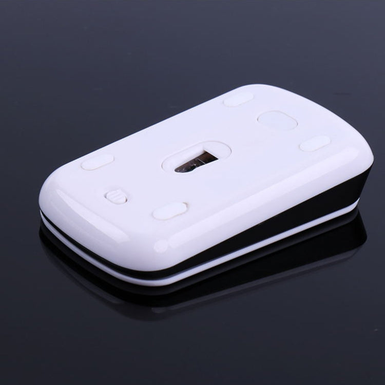 Mouse ottico wireless touch scroll TM-825 da 2,4 GHz 1200 DPI per laptop desktop Mac (bianco)
