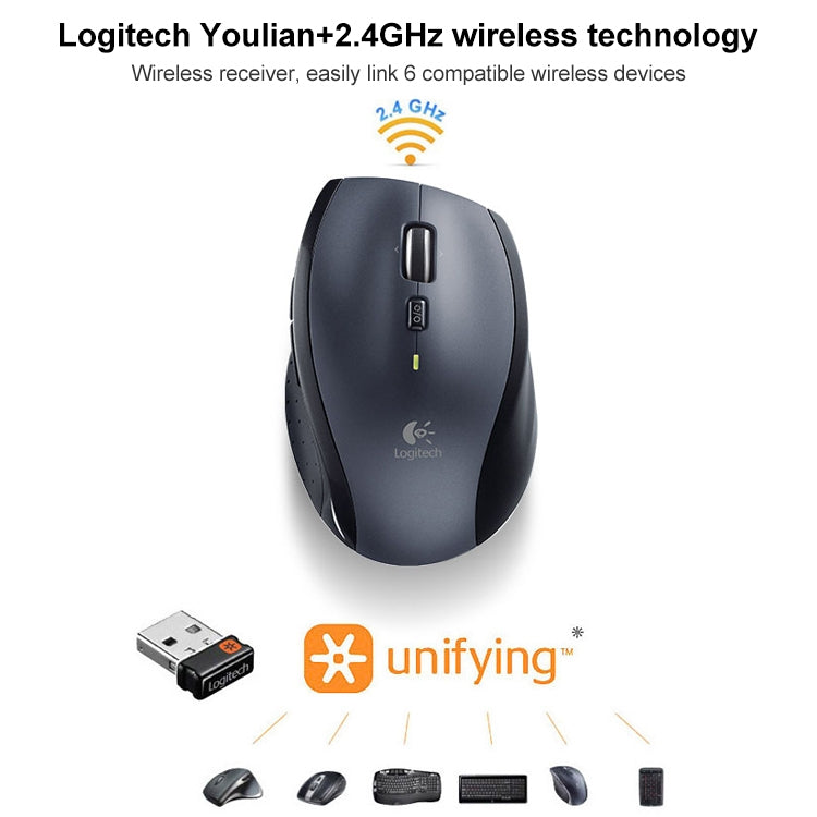 Mouse laser wireless a doppia modalità Logitech M705 1000 DPI 2,4 GHz