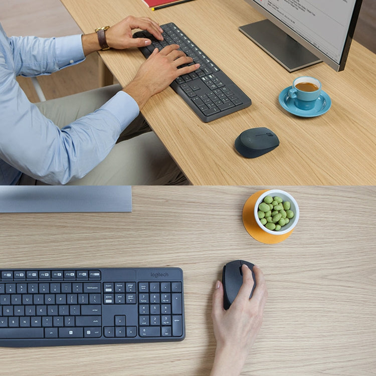 Set tastiera e mouse wireless Logitech MK235