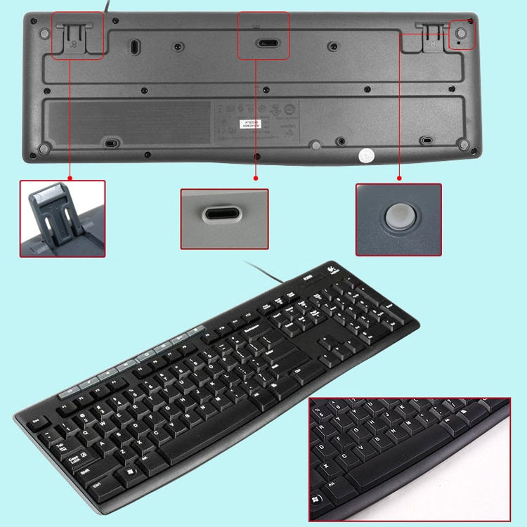 Set tastiera e mouse cablati Logitech MK200