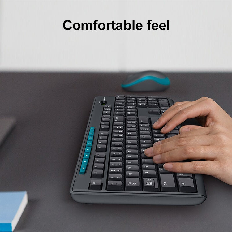 Set tastiera e mouse wireless USB Logitech MK275