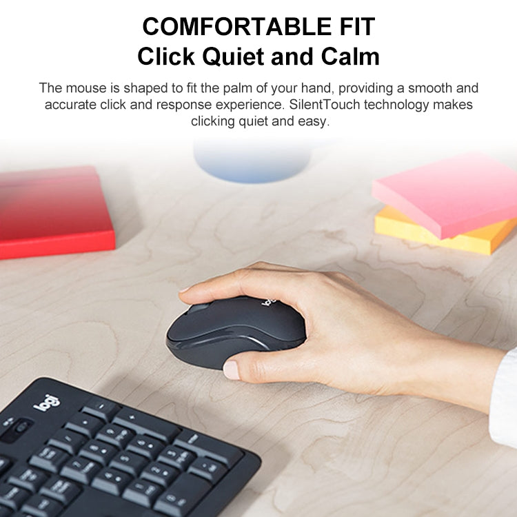 Set tastiera e mouse wireless USB Logitech MK295