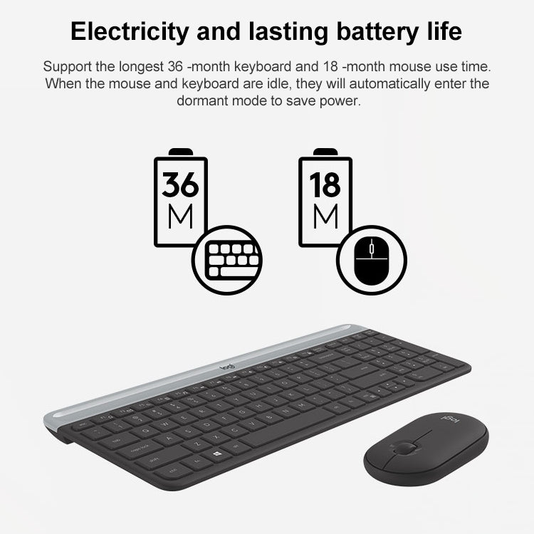 Set tastiera e mouse wireless Logitech MK470 Silence