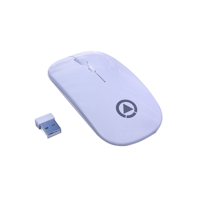 Mouse silenzioso wireless regolabile YINDIAO A2 da 2,4 GHz 1600 DPI in 3 modalità, alimentato a batteria, Battery ver.