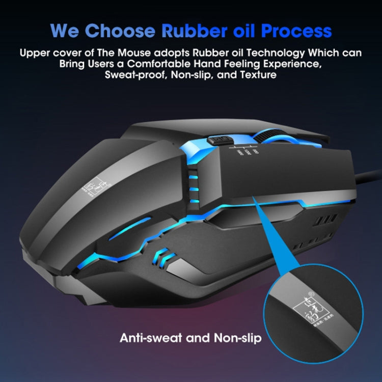 Mouse da gioco cablato con streamer USB RGB ZGB K3
