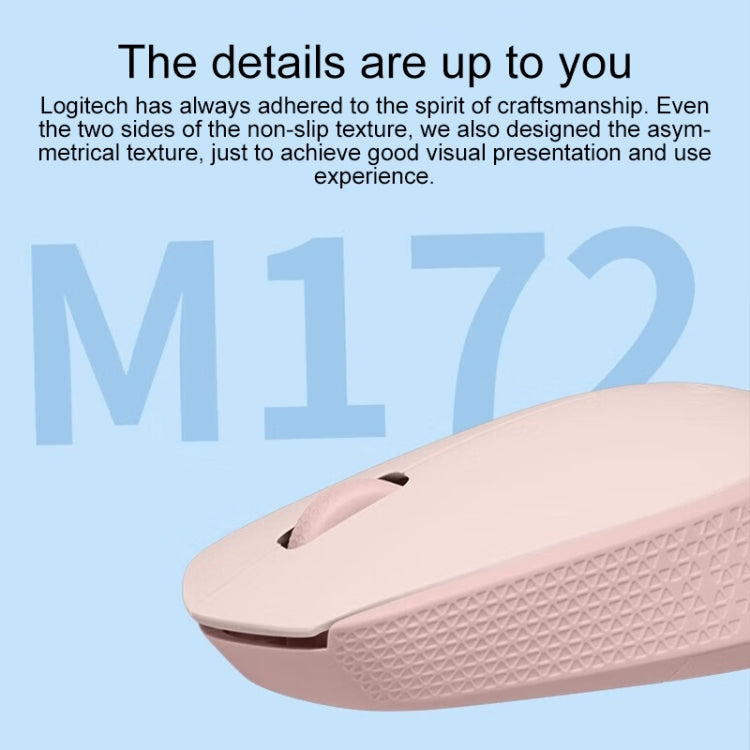 Mouse senza fili Logitech M172 1000 DPI 2,4 GHz