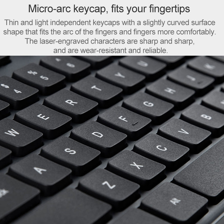 Set tastiera e mouse wireless originale Xiaomi da 2,4 GHz per laptop desktop