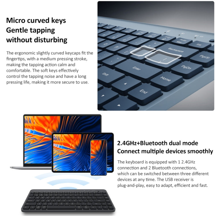 Tastiera portatile dual-mode originale Xiaomi XMBXJP01YM da 85 tasti