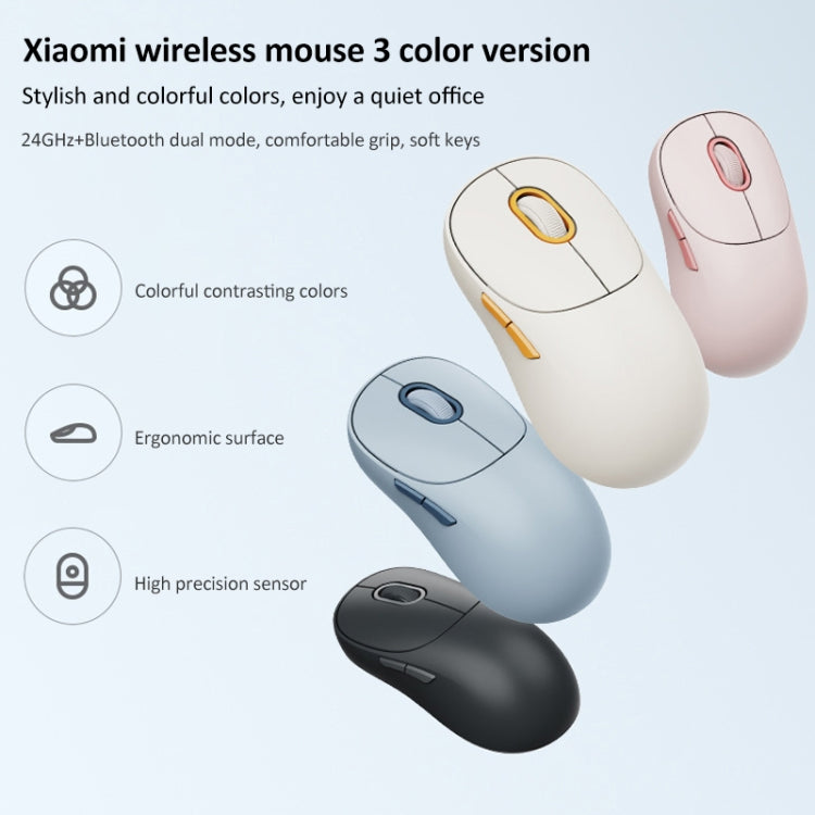 Mouse per computer ultrasottile originale Xiaomi dual-mode 1200 DPI 3