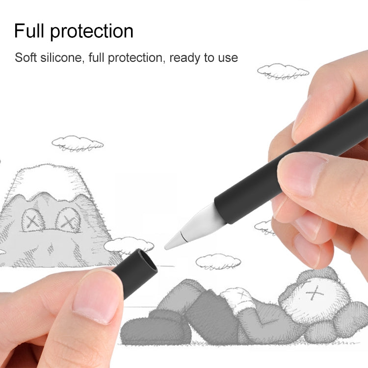 LOVE MEI per Apple Pencil 2 Custodia protettiva in silicone per penna stilo a forma di dito medio, For Apple Pencil 2
