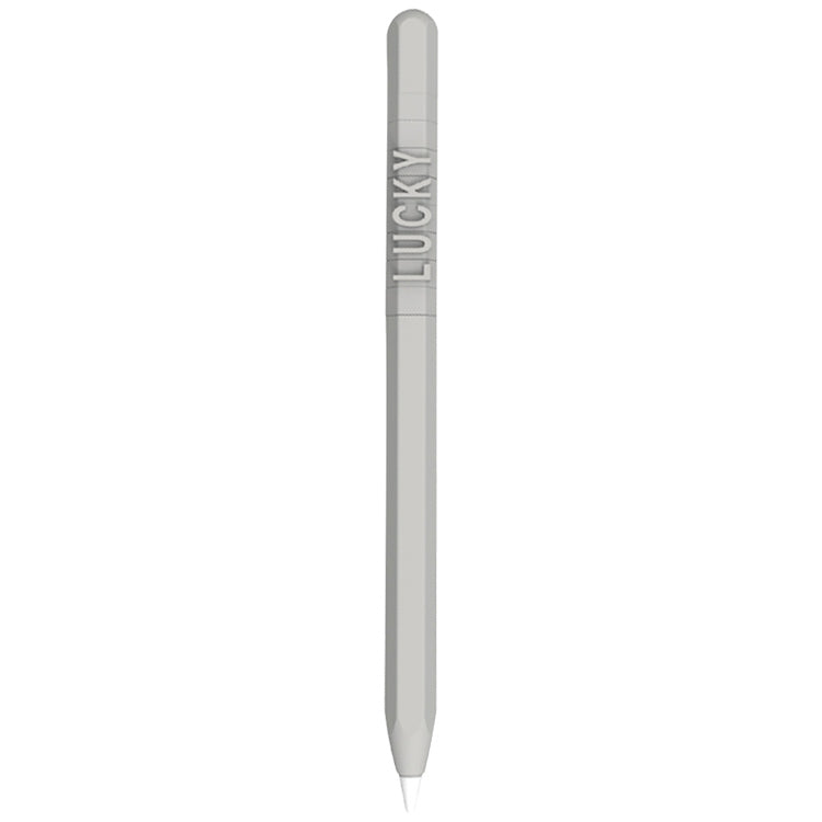 LOVE MEI per Apple Pencil 1 numero lettera design penna stilo custodia protettiva in silicone, For Apple Pencil 1