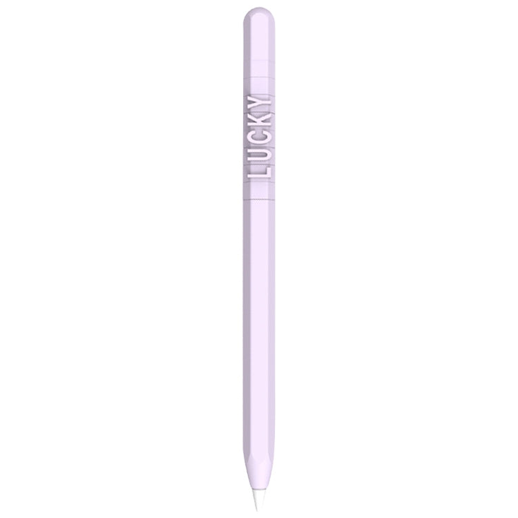 LOVE MEI per Apple Pencil 1 numero lettera design penna stilo custodia protettiva in silicone, For Apple Pencil 1