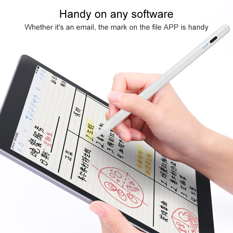 Stilo capacitivo sensibile alla pressione inclinabile anti-errore magnetico per iPad