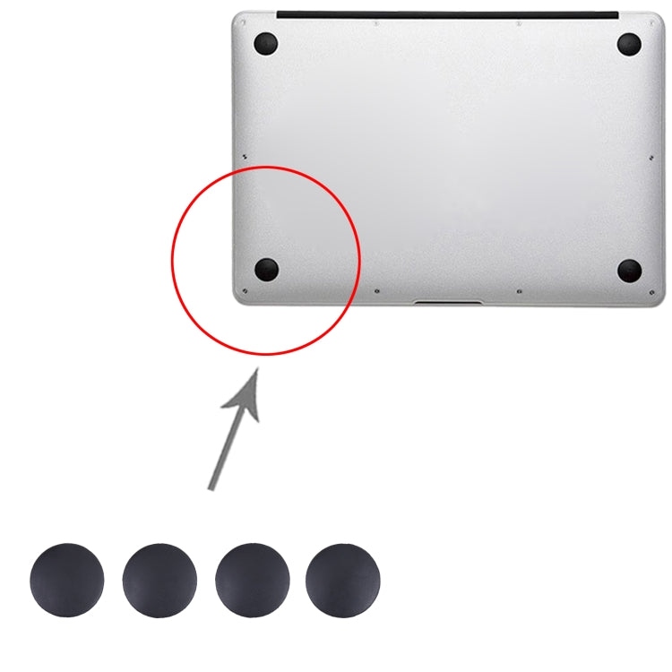 4 piedini per tappetino di raffreddamento in gomma con fondo antiscivolo per Apple MacBook Air 13 pollici A1932, Air 13 inch A1932