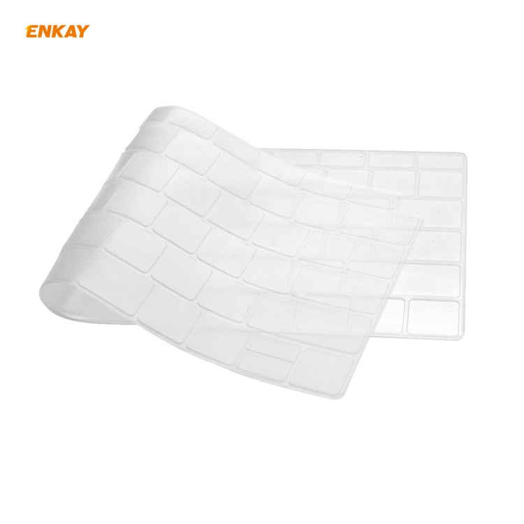 Per MacBook Air 13,3 pollici A1932 2018 ENKAY Hat-prince Versione USA del notebook Custodia protettiva per tastiera in TPU ultrasottile