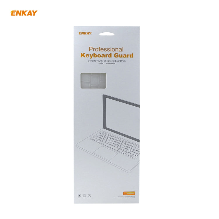 Per MacBook Air 13,3 pollici A1932 2018 ENKAY Hat-prince Versione USA del notebook Custodia protettiva per tastiera in TPU ultrasottile