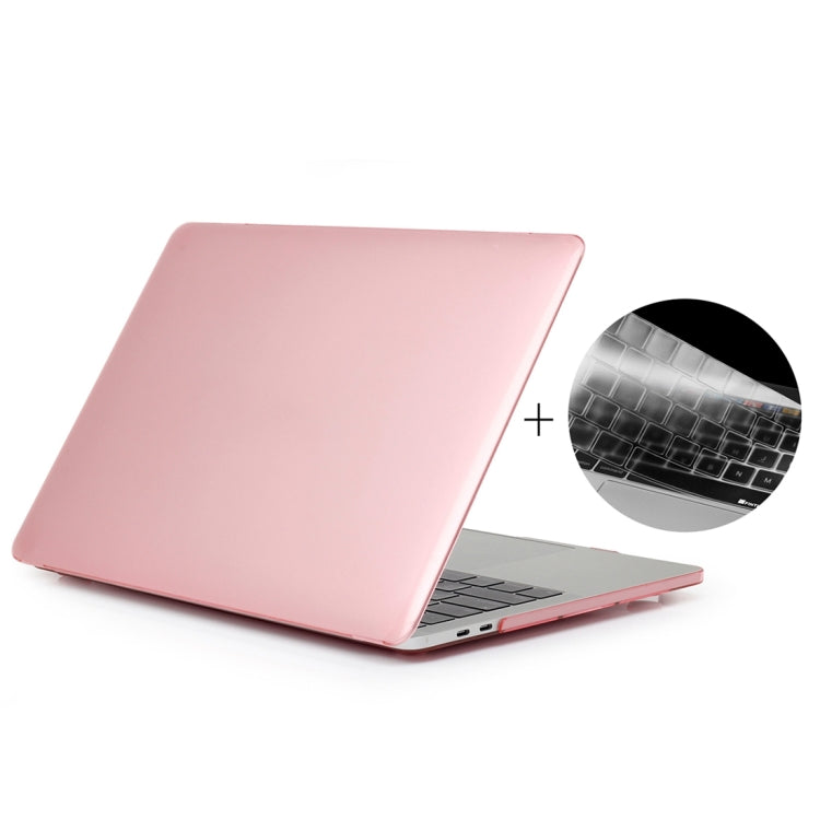 ENKAY Hat-Prince 2 in 1 Custodia protettiva in plastica rigida con guscio di cristallo + Versione USA Cover protettiva per tastiera in TPU ultrasottile per il nuovo MacBook Pro 2016 da 15,4 pollici con Touchbar (A1707), 15.4 inch with Touch Bar US Vers...