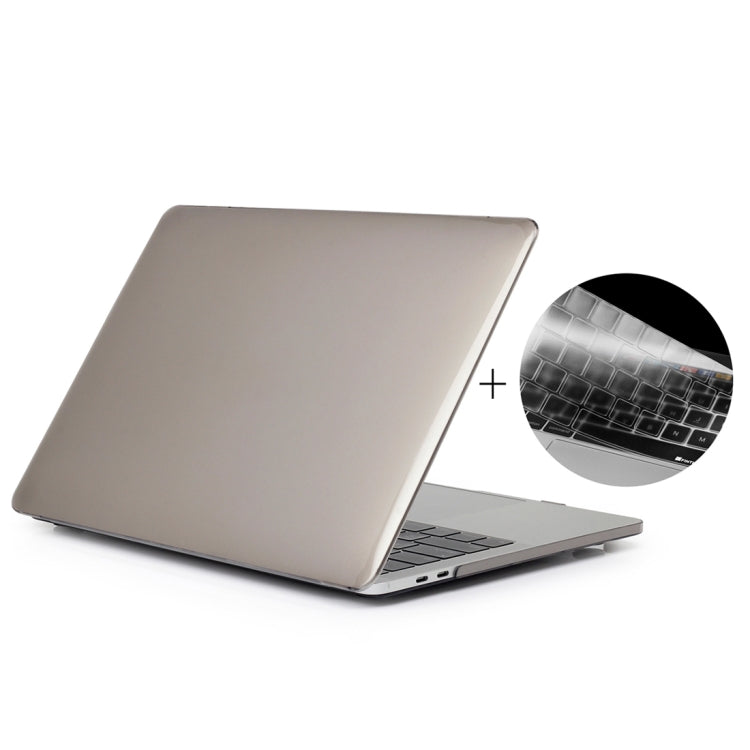 ENKAY Hat-Prince 2 in 1 Custodia protettiva in plastica rigida con guscio di cristallo + Versione USA Cover protettiva per tastiera in TPU ultrasottile per il nuovo MacBook Pro 2016 da 15,4 pollici con Touchbar (A1707), 15.4 inch with Touch Bar US Vers...