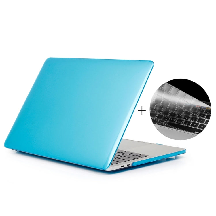ENKAY Hat-Prince 2 in 1 Custodia protettiva in plastica rigida con guscio di cristallo + Versione USA Cover protettiva per tastiera in TPU ultrasottile per il nuovo MacBook Pro 2016 da 15,4 pollici con Touchbar (A1707), 15.4 inch with Touch Bar US Vers...