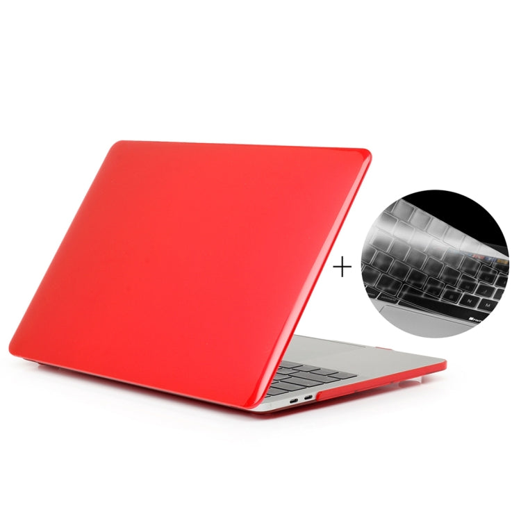 ENKAY Hat-Prince 2 in 1 Custodia protettiva in plastica rigida con guscio di cristallo + Versione USA Cover protettiva per tastiera in TPU ultrasottile per il nuovo MacBook Pro 2016 da 15,4 pollici con Touchbar (A1707), 15.4 inch with Touch Bar US Vers...