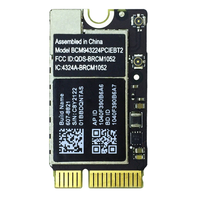Modulo di rete WiFi e Bluetooth per MacBook Air A1369 da 13,3 pollici (2010-2011) e A1370 da 11,6 pollici (2010-2011) e A1465 (2012), A1369 / A1370 / A1465 2010-2012
