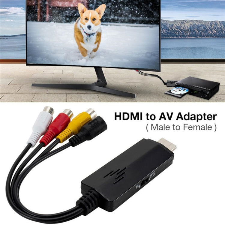 Adattatore convertitore video HD a 3RCA AV CVBS, HD Video to 3RCA