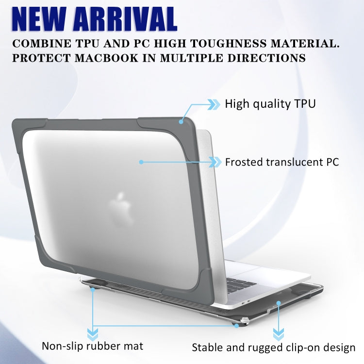 Per MacBook Pro 16 pollici A2141 (2019) Custodia protettiva per laptop bicolore PC + TPU
