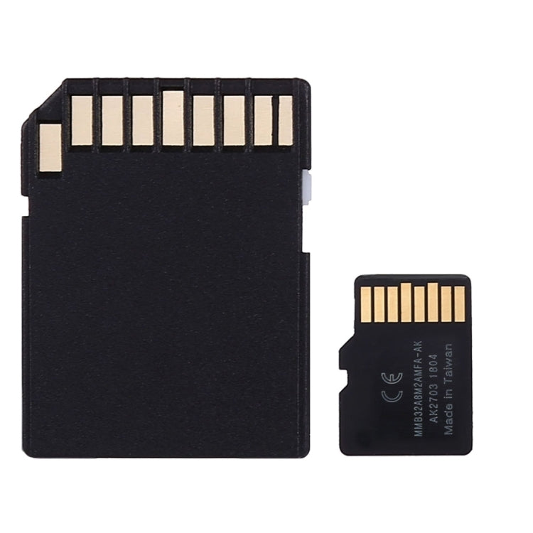 Scheda di memoria Micro SD (TF) di classe 10 ad alta velocità da 32 GB da Taiwan (capacità reale al 100%), 32GB