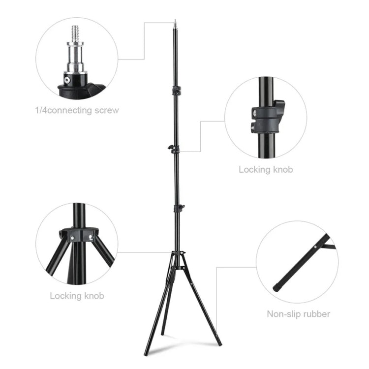XTUGA UL-03 Supporto per microfono da pavimento con treppiede per luce dal vivo, UL-03