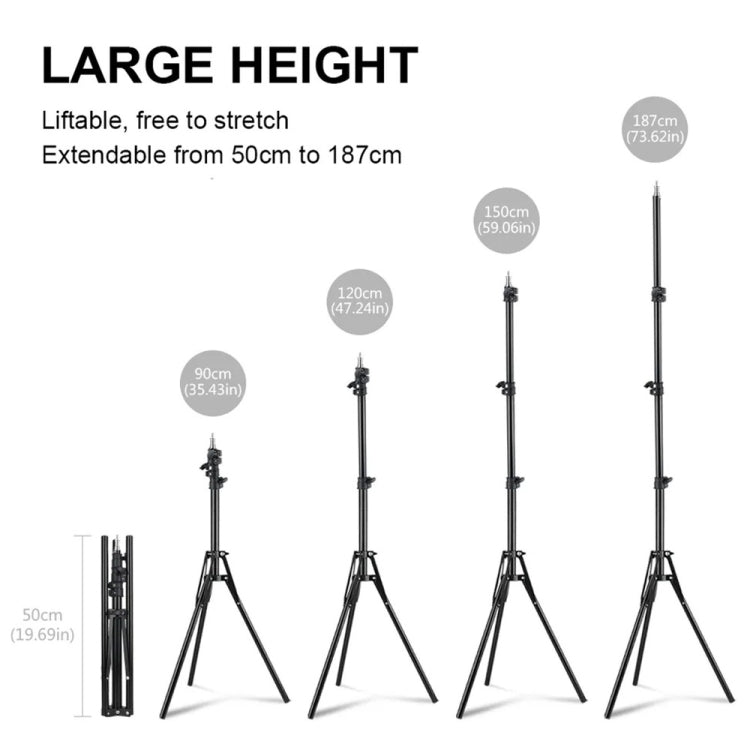 XTUGA UL-03 Supporto per microfono da pavimento con treppiede per luce dal vivo, UL-03