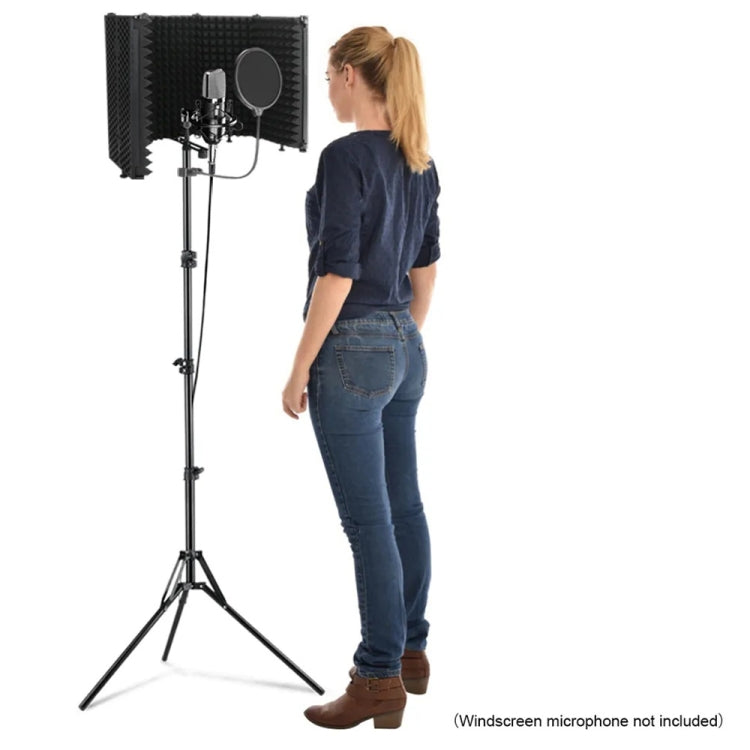 XTUGA UL-03 Supporto per microfono da pavimento con treppiede per luce dal vivo, UL-03