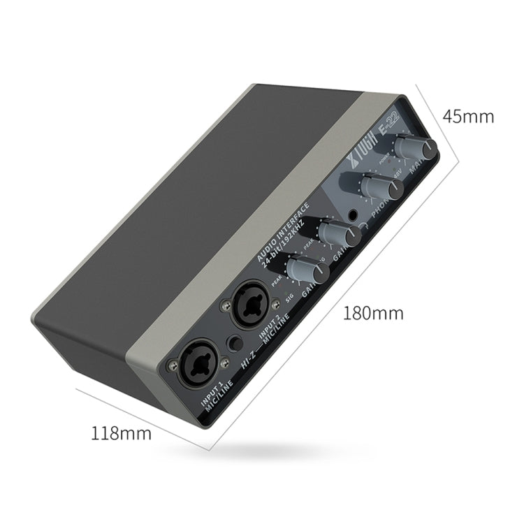 XTUGA E22 Interfaccia audio Scheda audio professionale, E22