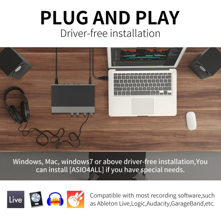 XTUGA E22 Interfaccia audio Scheda audio professionale, E22