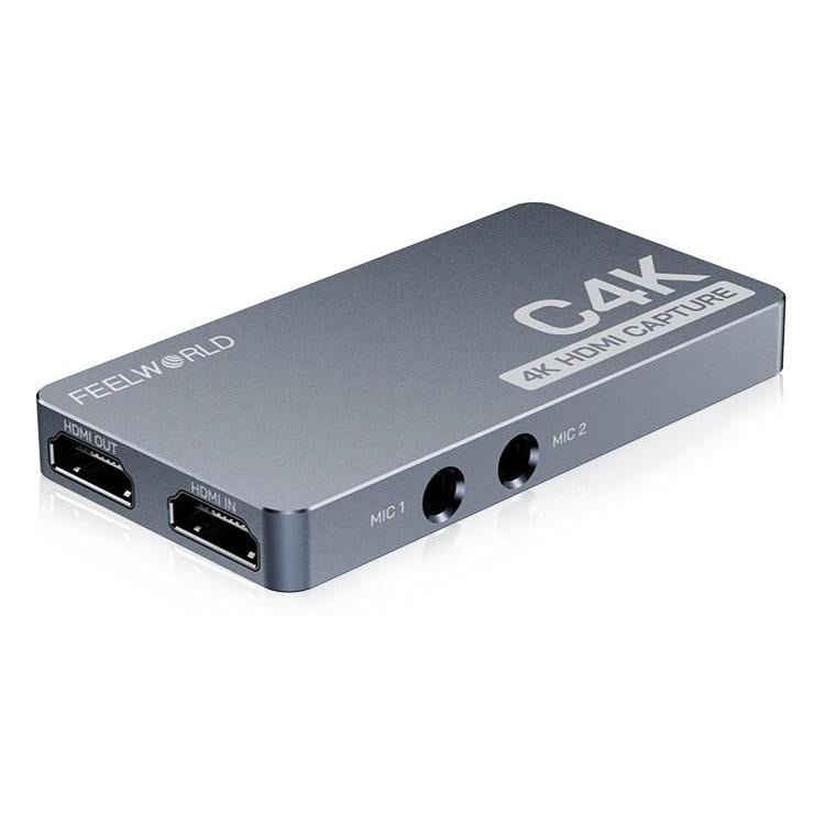 FEEWORLD C4K Video Capture 4K HDMI 60Hz In e Out USB-C Plug and Play per Streaming Gaming Videoconferenza