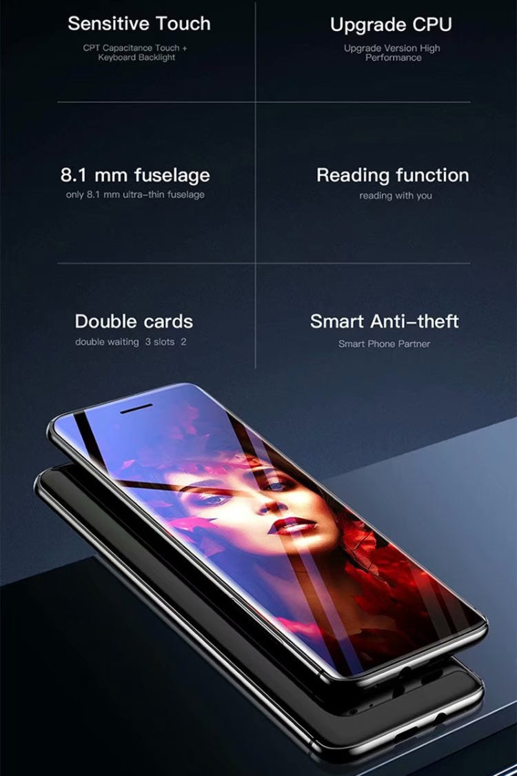 Touch screen da 2,4 pollici, MTK6261D, supporto Bluetooth, FM, GSM, doppia SIM
