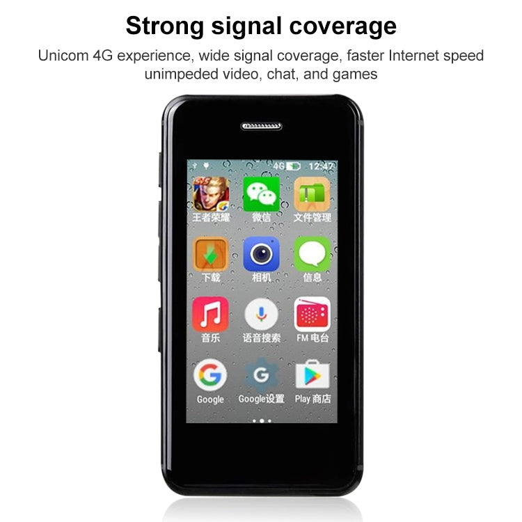 2,45 pollici, Android 5.1 MTK6580 Quad Core, supporto Bluetooth/WiFi, rete: 3G, 1GB+8GB+32GB TF