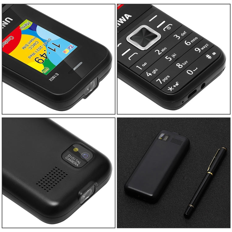 Batteria da 1,77 pollici, 1800 mAh, SC6531DA, 21 tasti, supporto Bluetooth, FM, MP3, MP4, GSM, doppia SIM