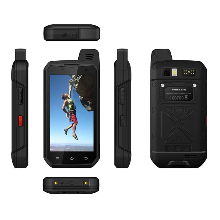 IP68 Impermeabile Antipolvere Antiurto, Batteria 5000mAh, Android 9.0 MTK6762 Octa Core da 4,7 pollici fino a 2,0 GHz, Rete: 4G, NFC, OTG, 4GB+64GB