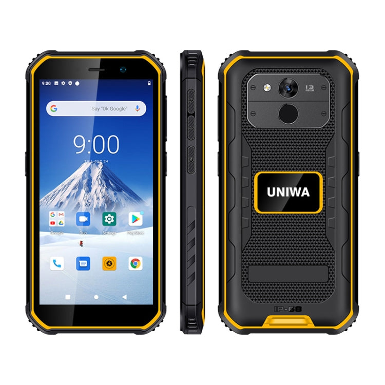IP68 Impermeabile Antipolvere Antiurto, 5,5 pollici Android 10.0 MTK6739 Quad Core fino a 1,25 GHz, Rete: 4G, NFC, OTG