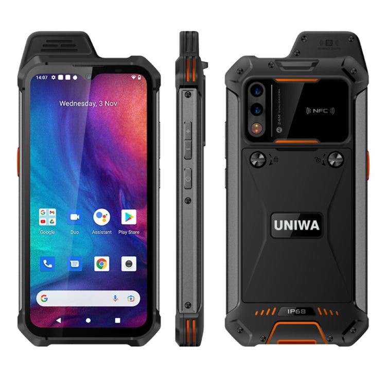IP68 Impermeabile Antipolvere Antiurto, Batteria 5000mAh, Android 11 MTK6765 Helio P35 Octa Core da 6,3 pollici fino a 2,35 GHz, Rete: 4G, NFC, OTG, Explosion-proof , 4GB+64GB