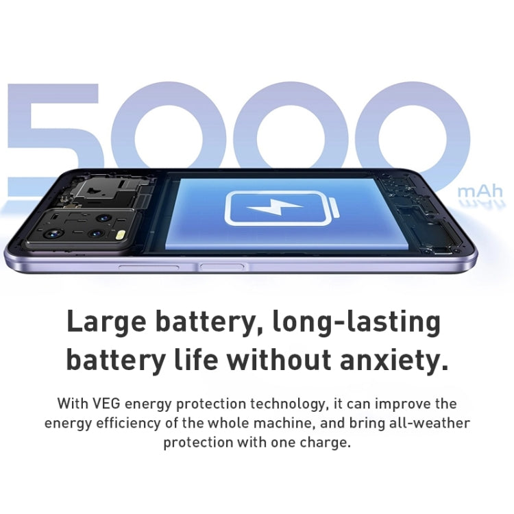 Doppia fotocamera posteriore, identificazione delle impronte digitali laterale, batteria da 5000 mAh, 6,51 pollici Android 11.0 OriginOS 1.0 Snapdragon 680 Octa Core fino a 2,4 GHz, OTG, Rete: 4G, 8GB+128GB